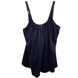 COCO REEF Tankini Swimsuit Top Womens 36C Embellished Bra Built In Swimwear